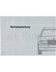 1990 MERCEDES BENZ E CLASS T OWNERS MANUAL GERMAN