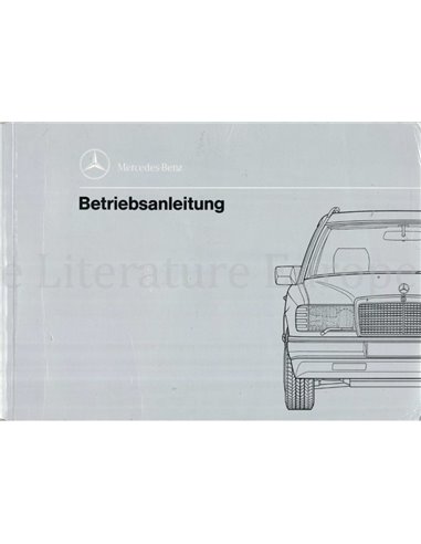 1990 MERCEDES BENZ E KLASSE T BETRIEBSANLEITUNG DEUTSCH