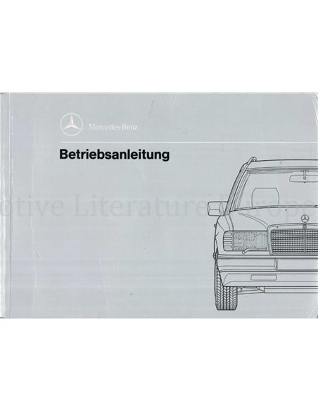 1990 MERCEDES BENZ E KLASSE T BETRIEBSANLEITUNG DEUTSCH