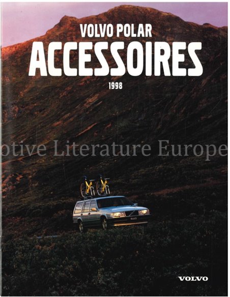 1998 VOLVO POLAR ACCESSORIES BROCHURE DUTCH