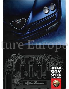 1999 ALFA ROMEO GTV | SPIDER ACCSSORIES BROCHURE GERMAN