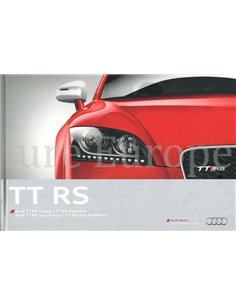 2012 AUDI TT RS HARDCOVER PROSPEKT DEUTSCH