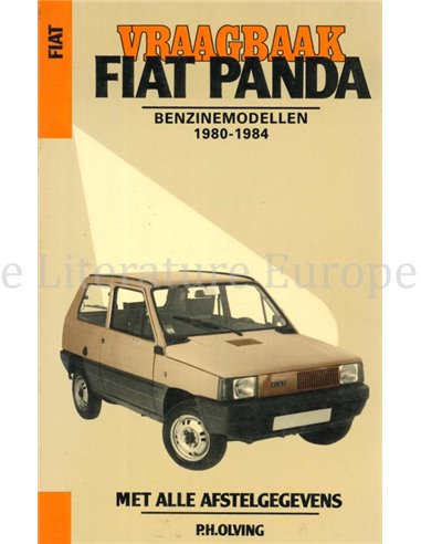 1980-1984  FIAT PANDA 34 | 45 BENZIN REPERATURANLEITUNG NIEDERLÄNDISCH