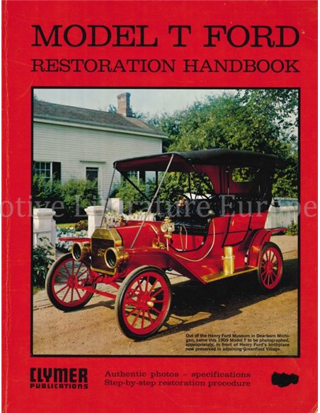 MODEL T FORD RESTORATION HANDBOOK
