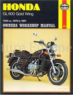 1979 - 1981 HONDA GL 1100 GOLD WING OWNERS WORKSHOP MANUAL