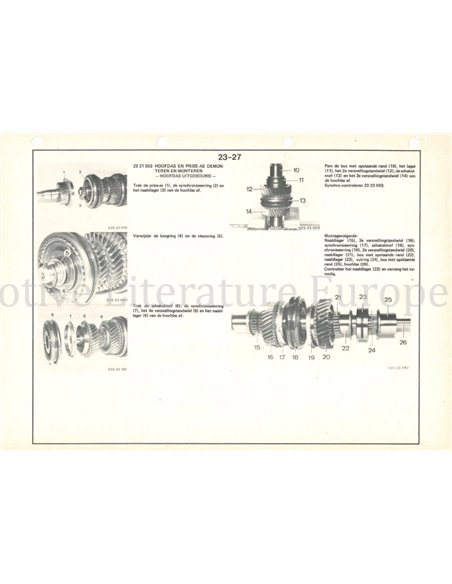 1979 BMW 630 CS - 635 CSI WERKPLAATSHANDBOEK NEDERLANDS (DEEL 2)