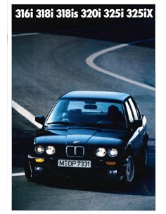1989 BMW 3 SERIE BROCHURE DUITS