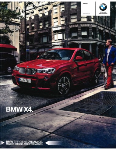 2015 BMW X4 BROCHURE NEDERLANDS