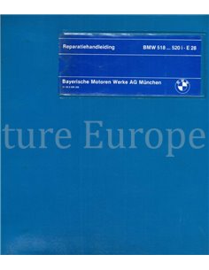 1981 BMW 518i ... 520i WORKSHOP MANUAL DUTCH 