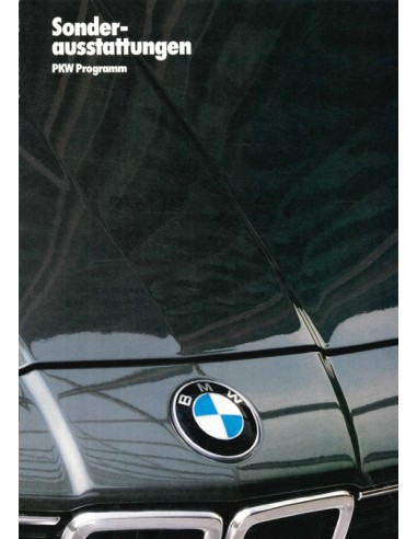 1985 BMW SONDERAUSSTATTUNGEN PROSPEKT DEUTSCH