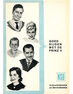 1961 NSU PRINZ 4 INSTRUCTIEBOEKJE NEDERLANDS