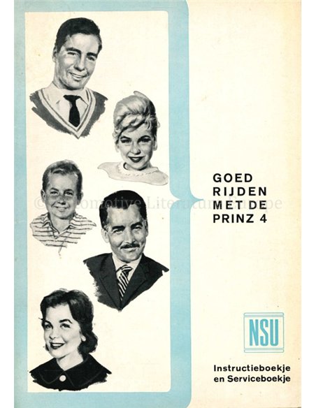1961 NSU PRINZ 4 BETRIEBSANLEITUNG NIEDERLÄNDISCH