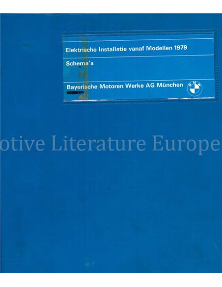 1979 BMW 5-SERIES (E12) | 7-SERIES (E23) ELECTRICAL WIRING DIAGRAM DUTCH