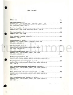 1979 BMW 5-SERIES (E12) | 7-SERIES (E23) ELECTRISCH SCHEMA NEDERLANDS 2