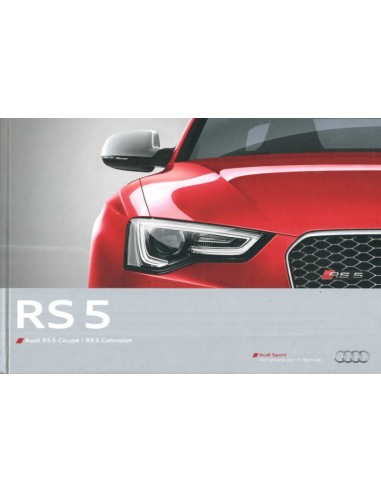 2014 AUDI RS5 HARDCOVER BROCHURE DUITS