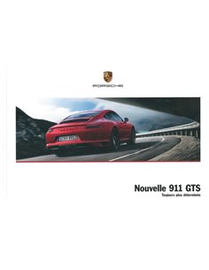 2017 PORSCHE 911 GTS HARDCOVER BROCHURE FRANS