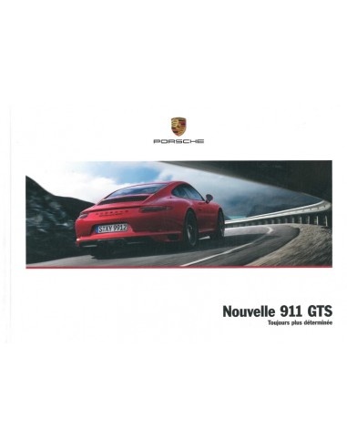 2017 PORSCHE 911 GTS HARDCOVER BROCHURE FRANS