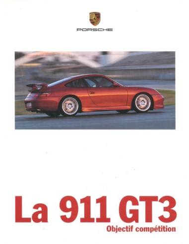 1999 PORSCHE 911 GT3 BROCHURE FRENCH