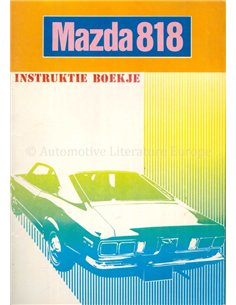 1972 MAZDA 818 OWNERS MANUAL DUTCH