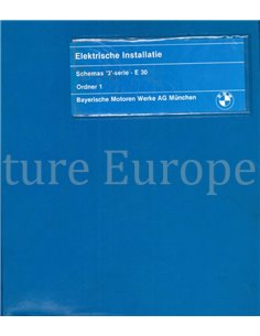 1985 BMW 3-SERIES ELECTRICAL WIRING DIAGRAM DUTCH (2 FOLDERS)
