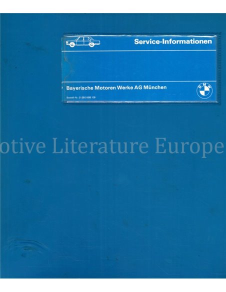 1980 BMW 3er REIHE | 5er REIHE | 6er REIHE | 7er REIHE SERVICEINFORMATION NIEDERLÄNDISCH