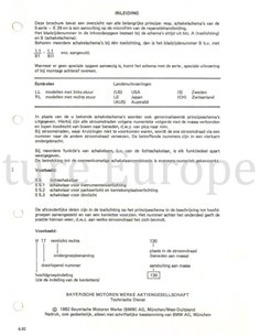 1982 BMW 5-SERIES (E28) ELEKTRIK SCHALTPLAN NIEDERLÄNDISCH (ORDNER 1) 2