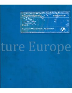 1979 BMW 518 | 520 WORKSHOP MANUAL DUTCH (PART 2)