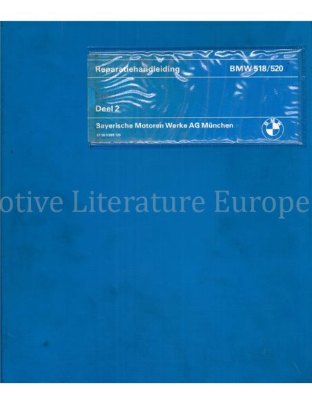 1979 BMW 518 | 520 WORKSHOP MANUAL DUTCH (PART 2)
