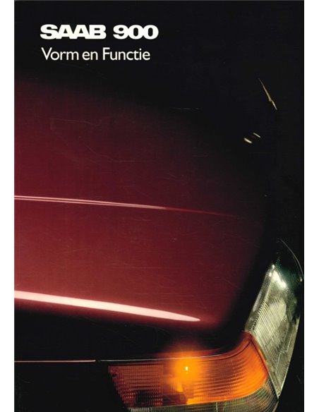 1988 SAAB 900 BROCHURE NEDERLANDS