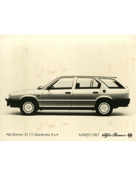 1987 ALFA ROMEO 33 1.5 GIARDINETTA 4X4 PERSFOTO