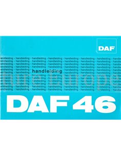 1974 DAF 46 INSTRUCTIEBOEKJE NEDERLANDS