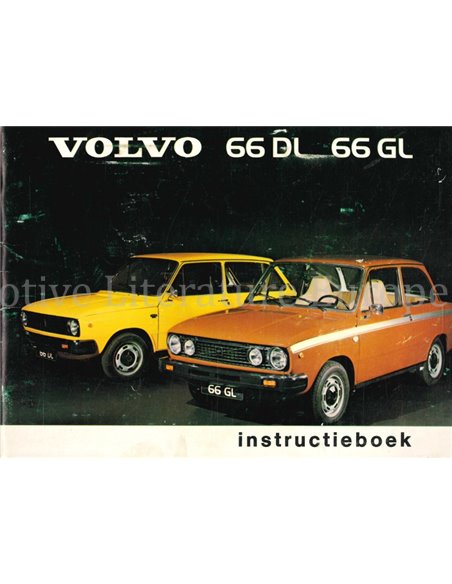 1975 VOLVO 66 BETRIEBSANLEITUNG NIEDERLÄNDISCH