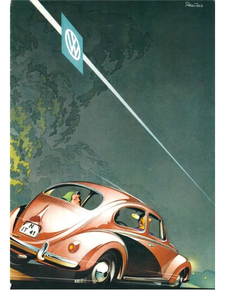 1959 VOLKSWAGEN KAFER PROSPEKT NIEDERLANDISCH