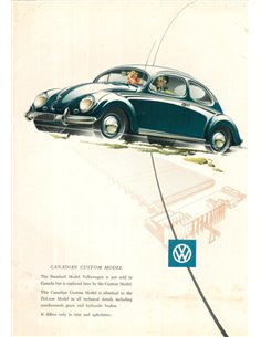 1954 VOLKSWAGEN KEVER BROCHURE ENGELS