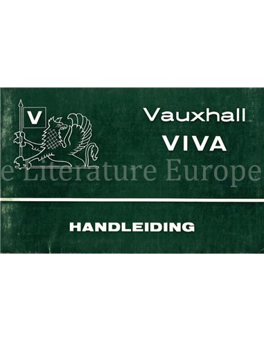 1965 VAUXHALL VIVA INSTRUCTIEBOEKJE NEDERLANDS
