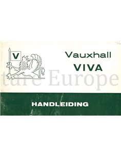 1966 VAUXHALL VIVA OWNERS MANUAL DUTCH