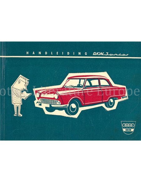 1961 DKW JUNIOR BETRIEBSANLEITUNG NIEDERLÄNDISCH