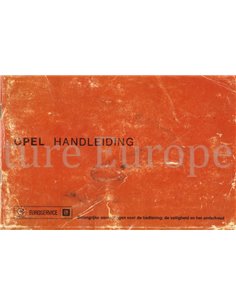 1977 OPEL ASCONA | KADETT | MANTA | REKORD INSTRUCTIEBOEKJE NEDERLANDS