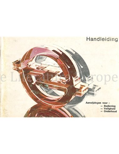 1977 OPEL ASCONA | KADETT | MANTA | REKORD BETRIEBSANLEITUNG NIEDERLÄNDISCH