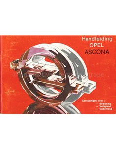1982 OPEL ASCONA INSTRUCTIEBOEKJE NEDERLANDS