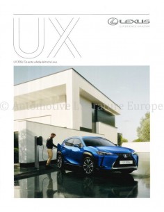 2020 LEXUS UX 300E PROSPEKT NIEDERLÄNDISCH