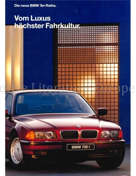 1994 BMW 7ER PROSPEKT DEUTSCH