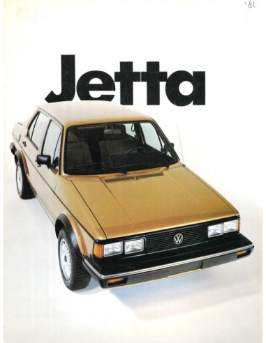 1982 VOLKSWAGEN JETTA PROSPEKT ENGLISCH (USA)