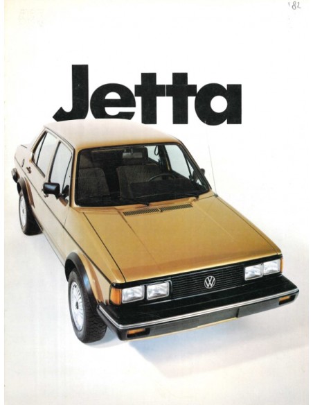 1982 VOLKSWAGEN JETTA PROSPEKT ENGLISCH (USA)