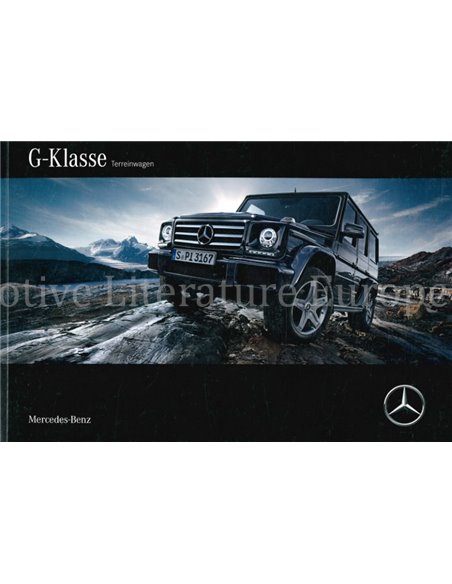 2015 MERCEDES BENZ G KLASSE PROSPEKT NIEDERLÄNDISCH