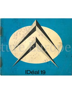 1964 CITROEN IDÉAL 19 BETRIEBSANLEITUNG NIEDERLÄNDISCH 