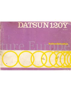 1973 DATSUN 120Y BETRIEBSANLEITUNG NIEDERLÄNDISCH