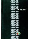 1985 ALFA ROMEO 90 2.0 6V INIEZIONE BROCHURE ITALIAANS