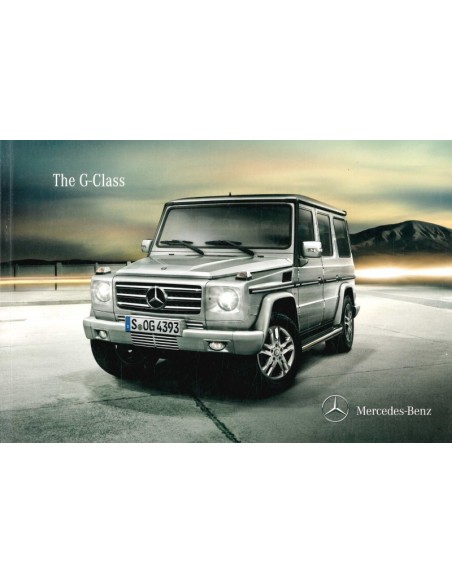 2011 MERCEDES BENZ G KLASSE PROSPEKT ENGLISCH