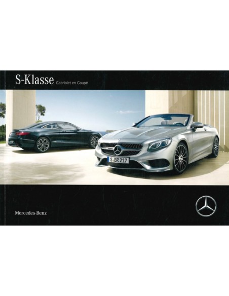 2016 MERCEDES BENZ S-KLASSE BROCHURE NEDERLANDS